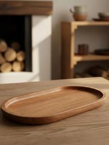 Plateau de service en bois naturel artisanal, best-seller, pour servir des aliments, du thé, du café et des petits-déjeuners à la maison, disponible à la vente - Product Image 6