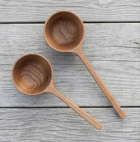 Handcrafted Wooden Coffee Scoop Long Handle <b>Measuring</b> <b>Spoon</b> Natural Wood Kitchen Coffee Tea Sugar Scoop Cup Set - Product Image 2