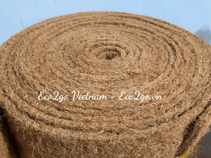 Eco2go Vietnam Coir Outdoor <b>Mat</b> Braided Non-Slip Rectangle Raw Solid Color Coconut Fiber Backing 12mm Thickness - Product Image 5