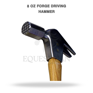 Martillo de Forja de 8 Oz, Herramienta Veterinaria para el Cuidado de Pezuñas de Caballos, Uso en Herraje - Product Image 2