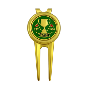 ของขวัญแจกฟรี ที่ทำจากโลหะเคลือบเงา พร้อมโลโก้กีฬาแบบกำหนดเอง ที่ทำเครื่องหมายลูกกอล์ฟ พร้อมอุปกรณ์ซ่อมร่องกรีนแบบพกพา กันน้ำ ยี่ห้อ JIN JUMBO - Product Image 6