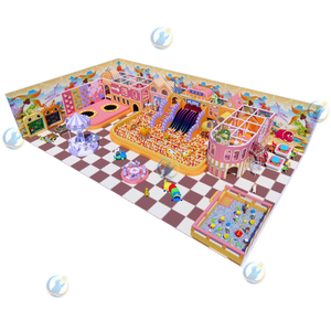 Parque Infantil Interior de Alta Resistencia, Estructura de Juego Suave, Piscina de Pelotas, Tobogán, Muro de Escalada, Gran Capacidad, Tamaño Personalizable, para 20-30 Niños - Product Image 3