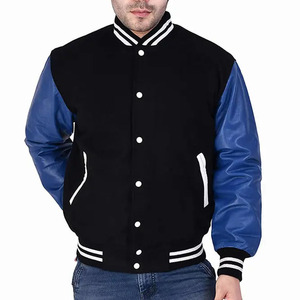 Stonefield Manufacturing Varsity <b>Jacket</b>-100% Wool Hooded <b>Waterproof</b> Reversible Patchwork Streetwear <b>Winter</b> Outerwear - Product Image 1