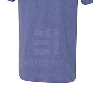 เสื้อยืดคอกลมทรงปกติสำหรับผู้ชาย ผ้าเนื้อนุ่ม ระบายอากาศได้ดี สีพื้น แขนสั้น ผลิตจากผ้าฝ้าย/โพลีเอสเตอร์ สวมใส่สบาย คุณภาพสูง ไซส์ผู้ใหญ่ - Product Image 6