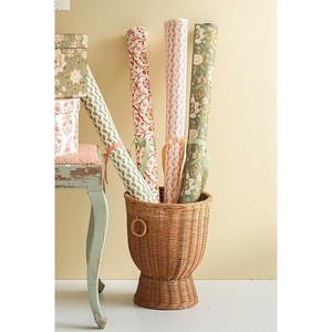 Pot de fleurs conique en rotin durable, panier à plantes décoratif en osier tressé avec base ouverte pour la décoration de la maison et du salon - Product Image 3