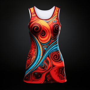 Robe de sport pour femme en micro-mesh 100% polyester à séchage rapide, imprimée sur mesure par sublimation, anti-bactérienne et respirante pour le netball - Product Image 4