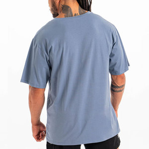 T-shirt de sport personnalisé pour homme 100 % coton écologique coupe classique manches courtes respirant léger prix de gros promotionnel - Product Image 5