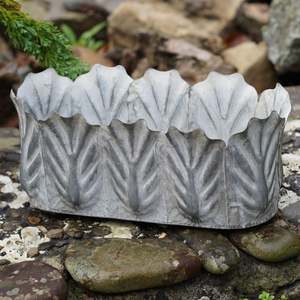 Top Selling Outdoor Garden Decorative Antique Zinc Rustic <b>Plants</b> Decorative Galvanized Metal Planters <b>Pots</b> At Low Price - Product Image 6