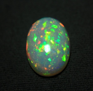 Ópalo de fuego multicolor natural de Etiopía con patrón de panal de abeja, corte ovalado, 14 quilates, 21x15.5x8.5mm, para fabricación de joyas, Gemas Hasnain - Product Image 5