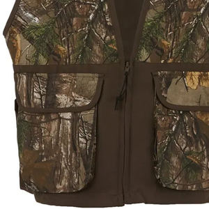 Chaleco de Caza para Hombre, Diseño Personalizado 2026, Primavera, Impermeable, Transpirable, Patrón Sólido, 100% Poliéster, MOQ Bajo - Product Image 5