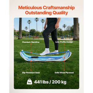 Tavola di Equilibrio Curva a C Premium Leggera e Compatta per Adulti, Attrezzatura per Allenamento Yoga e Pilates - Product Image 4