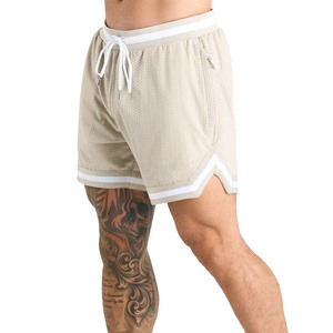 OEM 2026 5 Inch <b>Men</b> Sports Shorts Wholesale Canvas Knee Length Mid Waist Drawstring Closure Lace Decoration Gym Fitness Quick - Product Image 1