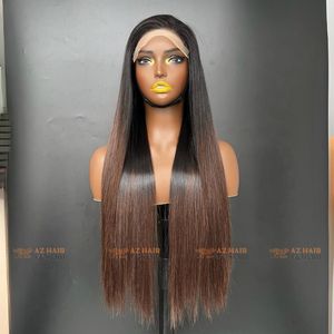 Meilleur Prix de Gros Pointe Brune Extensions de Cheveux Humains Vierges Vietnamiens Remy Style Droit HD pour Perruque Machine Double - Product Image 5