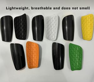 <b>Cheap</b> Price Soccer Shin Guards Carbon Fiber PVC Materials Adult Protection <b>Pads</b> Featuring Shock Absorbent Structure for Maximum - Product Image 6