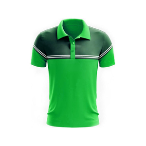 Camisas Polo para Hombre al por Mayor OEM, Camisas Polo Personalizadas de Talla Grande para Hombre, Camisas de Golf Bordadas con Contraste de Color y Manga Corta Deportiva - Product Image 3