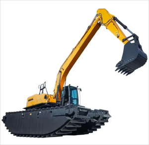 High Reach Used 3 Ton Yellow Crawler with Side Swing Boom and Enclosed Operator Cab for Infrastructure Development - Product Image 1
