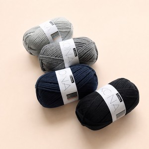 Hilo grueso <span class=keywords><strong>KONA</strong></span> de acrílico, algodón y nailon para tejer a mano, ovillo de 65g, hilo acrílico para crochet. - Product Image 2
