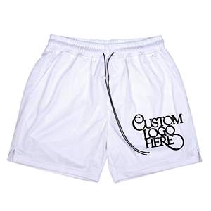 Shorts de jogging en maille à séchage rapide avec poches, décontractés, anti-plis, 3 trous de ventilation, pour la gym et le sport, personnalisables - Product Image 1