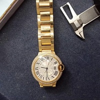Montre de luxe pour hommes Moissanite ronde brillante diamant Rectangle boîtier en acier ETA mouvement boîte d'emballage