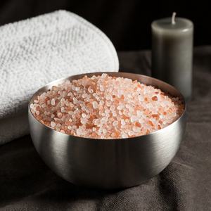 Sal de Baño Mineral del Himalaya Rosa Natural Tallada, Moderna, Ecológica, Relajante, Terapéutica, Aromática, Desintoxicante para la Piel - Product Image 5