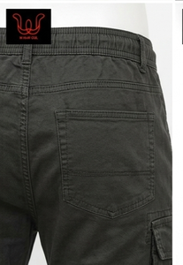 Men's Cotton Cargo <b>Jogger</b> Pants Elastic Waist Pull-On Utility Trousers Multi Pocket <b>Slim</b> Fit Casual Pants - Product Image 3