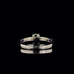 925 <b>Silver</b> Moissanite Classic <b>Solitaire</b> <b>Ring</b> Elegant Engagement Proposal Jewelry for Women - Product Image 6