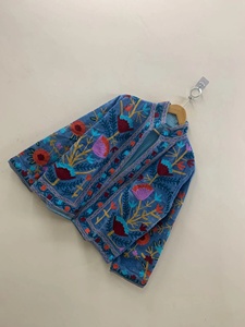 Hand Embroidered Ethnic <b>Velvet</b> <b>Jacket</b> <b>Women</b> Bohemian Winter Short Coat Artistic Fashion Outerwear Statement Piece - Product Image 1