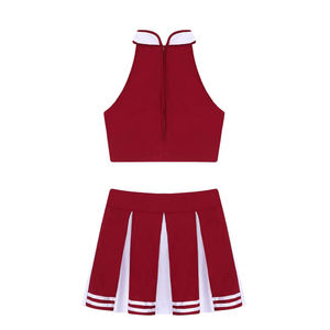 Tenue de performance dynamique pour pom-pom girl, vêtements de sport légers et respirants conçus pour les routines de danse synchronisées - Product Image 5