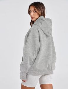 Sweat-shirts à capuche surdimensionnés pour hommes, impression numérique par sublimation personnalisée, coton et polyester, sweats-shirts vierges OEM - Product Image 6