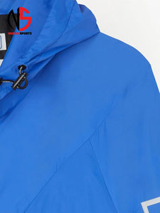 Ensemble de survêtement décontracté personnalisable deux pièces pour homme, avec veste coupe-vent en nylon à fermeture éclair, idéal pour l'hiver, chez NURAK en 2026 - Product Image 4