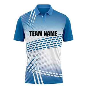 Ropa de entrenamiento profesional con impresión por sublimación de primera calidad y elegante diseño deportivo, camiseta de cricket. - Product Image 5