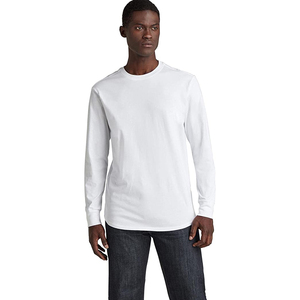 New <b>Men's</b> Long Sleeve Solid Color Cotton Jersey T-Shirt O-Neck Regular Fit Casual Style - Product Image 2