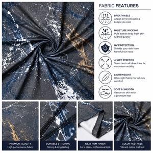 Camisa de Pesca con Estampado por Sublimación de Última Tendencia 2026, Manga Larga, Transpirable, Absorbe la Humedad, UPF 50, Proveedor ODM - Product Image 4