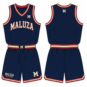 Uniforme de baloncesto de élite, pantalones cortos de malla transpirable, ropa deportiva profesional para equipos, diseño para cancha urbana, MALUZA INDUSTRIES - Product Image 1