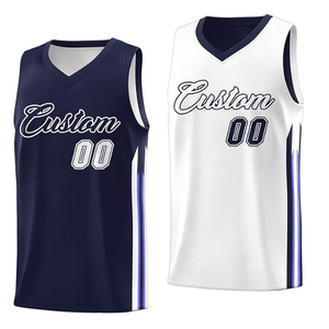 Maillots de basket-ball réversibles antibactériens de haute qualité pour hommes, 100% polyester, sans manches, uniforme disponible - Product Image 5