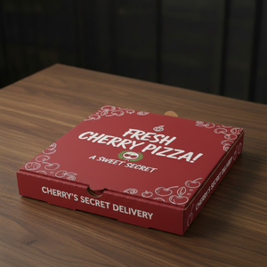 กล่องพิซซ่าพิมพ์ลายตามสั่ง เป็นมิตรกับสิ่งแวดล้อม บรรจุภัณฑ์ส่วนบุคคลสำหรับร้านอาหาร บรรจุภัณฑ์สำหรับส่งพิซซ่า - Product Image 4