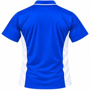 Phi Beta Sigma <b>Royal</b> <b>Blue</b> Men <b>Polo</b> <b>Shirt</b> Short Sleeve Embroidered Crest Contrast Side Panel Collared Performance Casual Top - Product Image 4