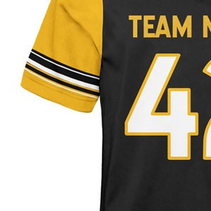 Camiseta de Fútbol Americano para Hombre, Uniforme Deportivo Personalizado para Equipo, de Secado Rápido y Transpirable, en Poliéster, Fabricante y Proveedor al por Mayor - Product Image 5