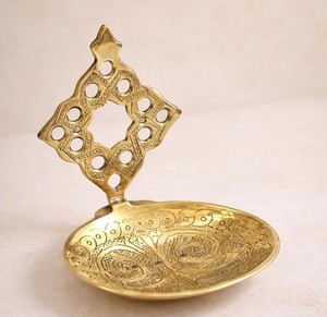 Porte-savon en laiton massif finition antique, porte-savon doré, plateau à savon de luxe haut de gamme pour hôtel, spa, salle de bain, décoration de salle de bain - Product Image 1