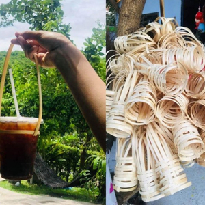 Porte-gobelets en bambou naturel du Vietnam pour une organisation élégante de la cuisine et un rangement durable de la vaisselle par 99 Gold Data - Product Image 3