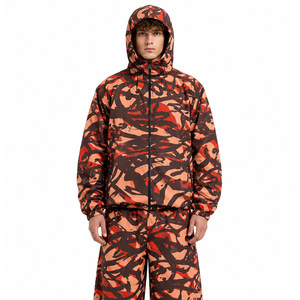 Y2K Streetwear Nylon Custom Animal Print Windbreaker Sets <b>jacket</b> for <b>men</b> Low MOQ Wholesale Full Zip Rain <b>Jacket</b> Loose Fit Jogger - Product Image 4