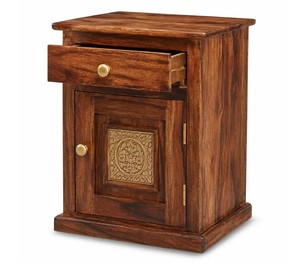 Table de chevet en bois massif en gros |   Table de chevet avec tiroirs |   Table de chevet en bois massif résistant aux termites de qualité supérieure |   Meubles de maison - Product Image 3