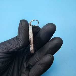 Colgante de Moissanita con Foto, Plata 925, Personalizado para Parejas, Pasa Prueba de Diamante, Lujo, Chapado en Oro 18K, Corte Brillante, Recuerdo Fotográfico - Product Image 4