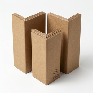 Protector de Esquinas de Papel en Forma de L Ecológico, Protector de Bordes de Palet de Cartón Resistente - Product Image 1