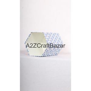 Poubelle pliable innovante en carton et tissu de coton avec peinture décorative pour une vie durable, usage hospitalier et collecte des déchets - Product Image 5