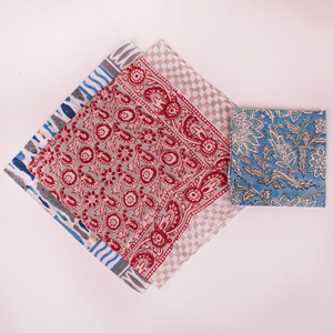 Pañuelo Cuadrado de Algodón con Diseño Paisley de Craftjaipur Rajasthan, Estampado a Mano, Unisex, Accesorio de Moda para Playa de Verano, Bandana Artesanal - Product Image 2