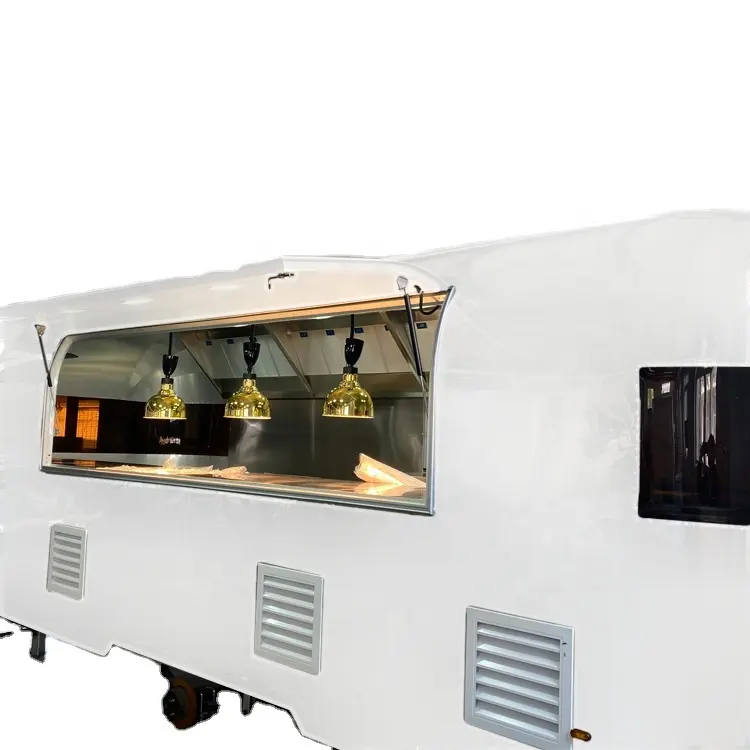 Amerikan en iyi satış mobil sokak yemeği römork Airstream yemek arabası satılık