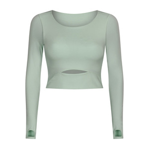 Ladies Longline Yoga <b>Top</b> Sleeveless Gym Shirt Breathable Stretch Fit Quick Dry Fitness Workout Active Sports Training Front - Product Image 4