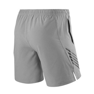 Men's <b>Black</b> Quick Dry Sport <b>Shorts</b> With Side Stripe Elastic Waist Knitted Fabric - Product Image 5