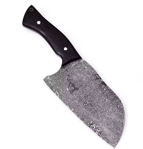 Couteau de cuisine professionnel 2026 LEGACY BLADES en acier Damas forgé à la main, manche en bois d'olivier, couteau à hacher pour chef - Product Image 4